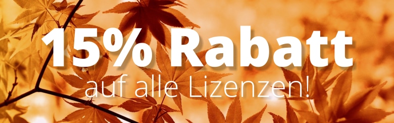 September Special - 15% Discount